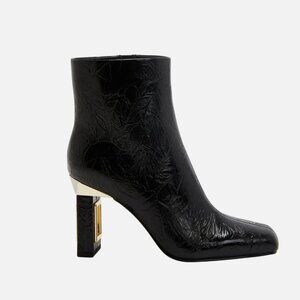 Katy Perry Collections Black and Gold Ankle Boots